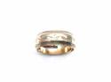 9ct Yellow Gold Patterned Wedding Ring