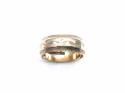 9ct Yellow Gold Patterned Wedding Ring