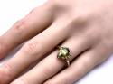 9ct Peridot & Diamond Dress Ring