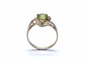9ct Peridot & Diamond Dress Ring