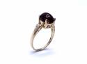 9ct Tourmaline & Diamond Ring