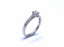 Platinum Diamond Solitaire Ring