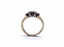 18ct Black Diamond 3 Stone Ring