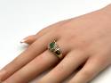 14ct Emerald & Diamond Ring
