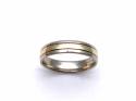 9ct 2 Colour Wedding Ring