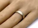 9ct 2 Colour Wedding Ring 5mm