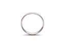 18ct White Gold Court Wedding Ring