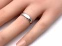 18ct White Gold Wedding Ring 4mm