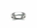 Platinum Slight Court Wedding Ring