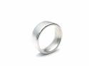 9ct White Gold Wedding Band 8mm