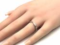 18ct White Gold Shaped Band 3mm