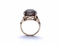 9ct Yellow Gold Smokey Quartz Ring