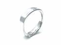 18ct Grooved Diamond Wedding Ring 5mm P