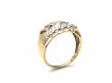 9ct Yellow Gold Diamond Pave Ring