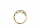 9ct Yellow Gold Diamond Pave Ring