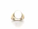 9ct Yellow Gold Oval Signet Ring