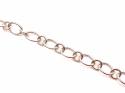 Silver Open Link Charm Bracelet 8 Inch