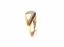 9ct Yellow Gold Diamond Signet Ring