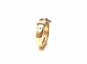 9ct Yellow Gold Buckle Ring