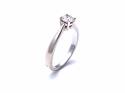 18ct White Gold Diamond Solitaire Ring