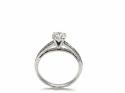 18ct White Gold Diamond Solitaire Ring