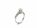 18ct White Gold Diamond Solitaire Ring