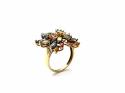 9ct Multi Stone Butterfly Ring