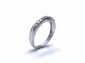 18ct White Gold Diamond Crossover Ring