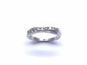 18ct White Gold Diamond Crossover