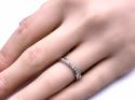 18ct White Gold Diamond Crossover