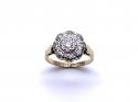 18ct Yellow Gold Diamond Cluster Ring