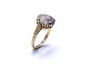 18ct Yellow Gold Diamond Cluster Ring