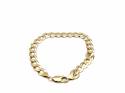 9ct Yellow Gold Flat Curb Bracelet