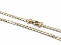 9ct Yellow Gold Curb Chain 17 Inch