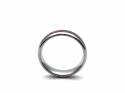 Tungsten Carbide Ring Wood Inlay 6mm