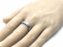 Tungsten Carbide Hammered Ring 7mm