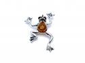 Amber Frog Prince Pendant