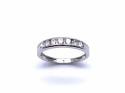 14ct White Gold CZ Eternity Ring