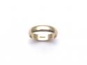 9ct Yellow Gold D Shaped Wedding Ring