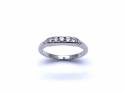 18ct White Gold Diamond 5 Stone Ring