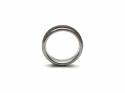 Tungsten Hammered Ring with Black IP Plating P