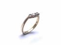 9ct Yellow Gold CZ 5 Stone Ring