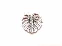Silver Leaf Pendant 21mm