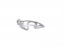 Silver Dolphin Pendant 28x15mm