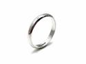 9ct White Gold Wedding Ring 3mm