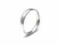 9ct White Gold Wedding Ring 4mm