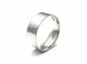 9ct White Gold Wedding Ring 8mm