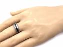 Tungsten Carbide Ring Black Resin Inlay 7mm