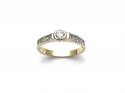 9ct Yellow Gold Diamond Solitaire Ring