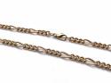 9ct Yellow Gold Figaro Chain 18 Inches